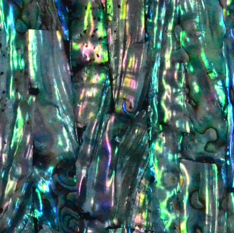 Customizable Blue Green Abalone Shell sheet /shell plate DB-062
