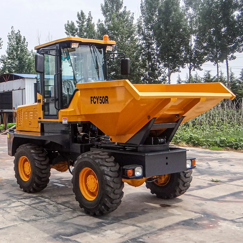 FCY50R качающийся ковш 4x4 мини-самосвалы дизельный Camion гидравлический самосвал для инженерных и строительных