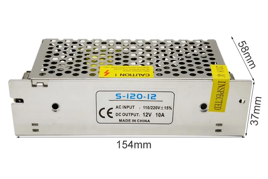 IP20 Indoor 150W power supply LED transformer 220V output DC12V LED driver