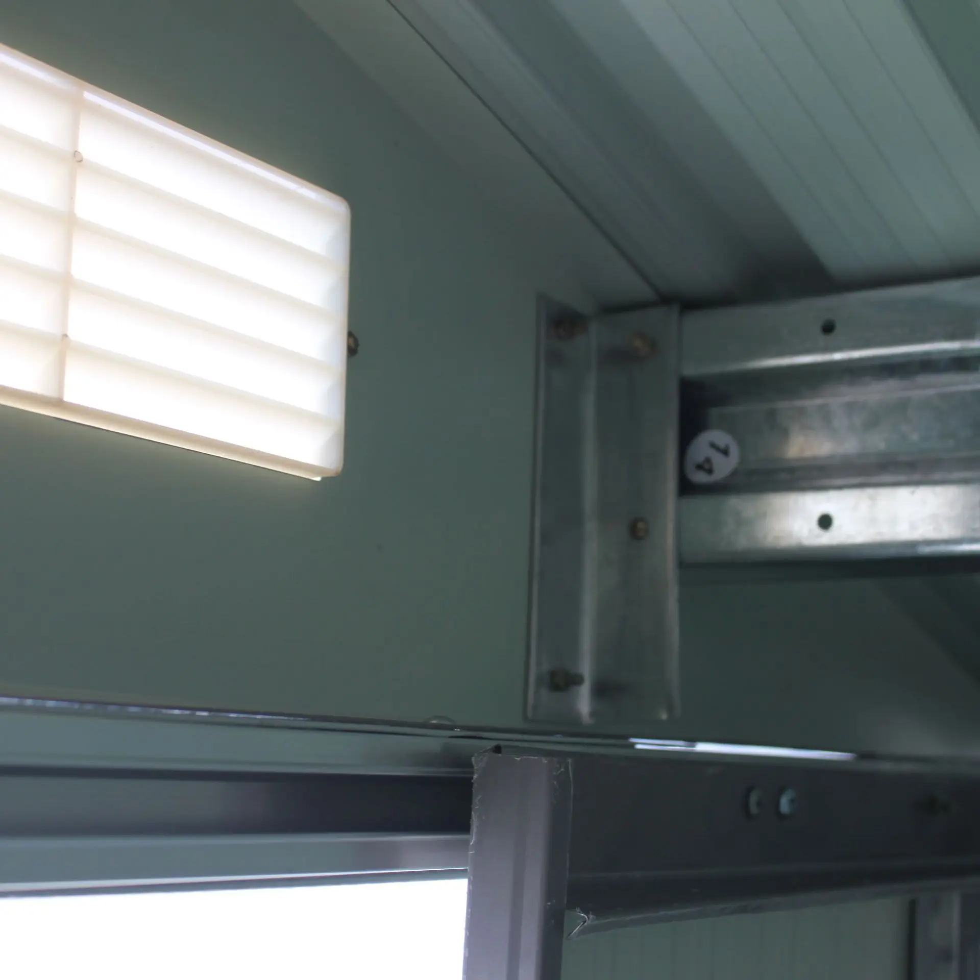 New Style Outdoor Garden Tool Storage Shed Custom Metal Waterproof shed furniture