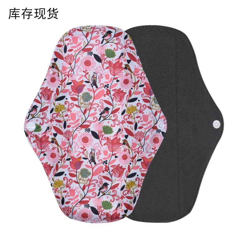 Factory Reusable Washable Bamboo Cloth Menstrual Pads Sanitary Napkin For Women