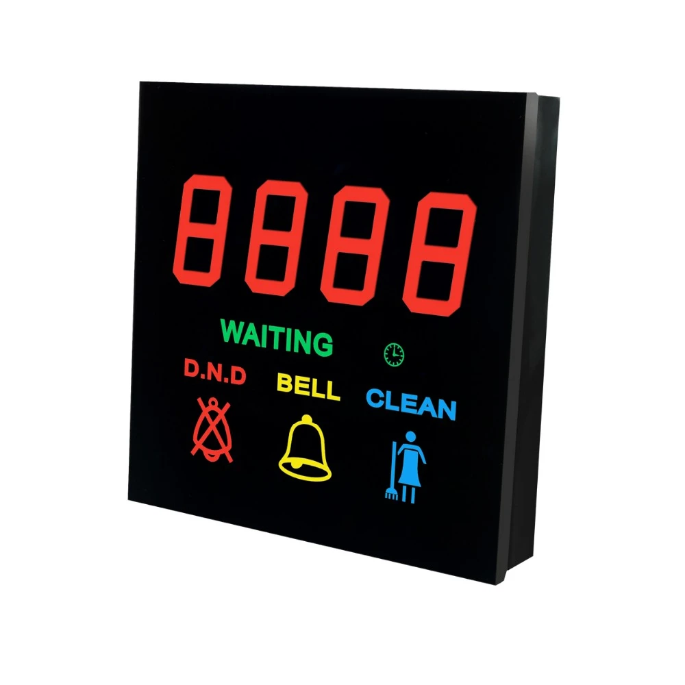 Mini Size Eletronic Smart Room Number Sign With LED light