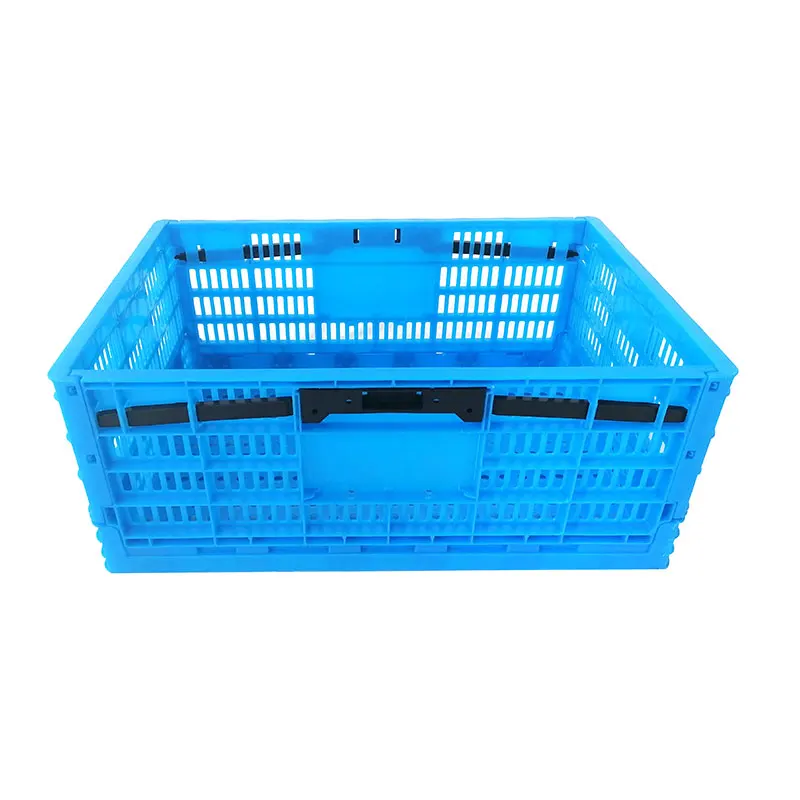 Customizable in supermarkets vegetable packing plastic Crates Plastic Foldable Crates fruit crate