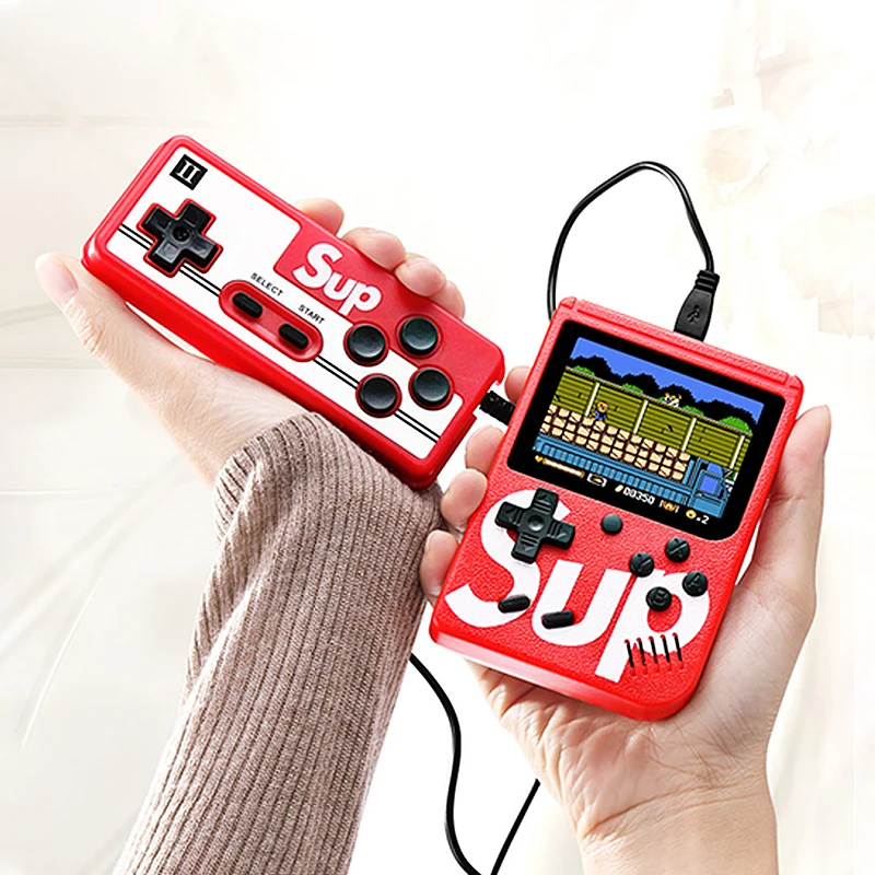 400 in 1 Handheld Portable double player sup game console mini 8 bit Video game console Player Classic Games