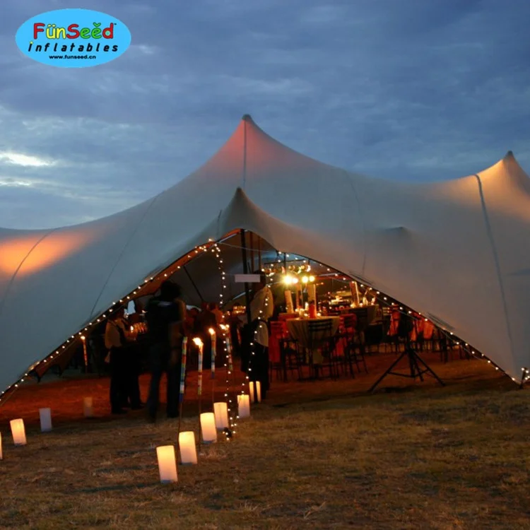 100 person large size bedouin stretch tent fabric material wholesale China factory