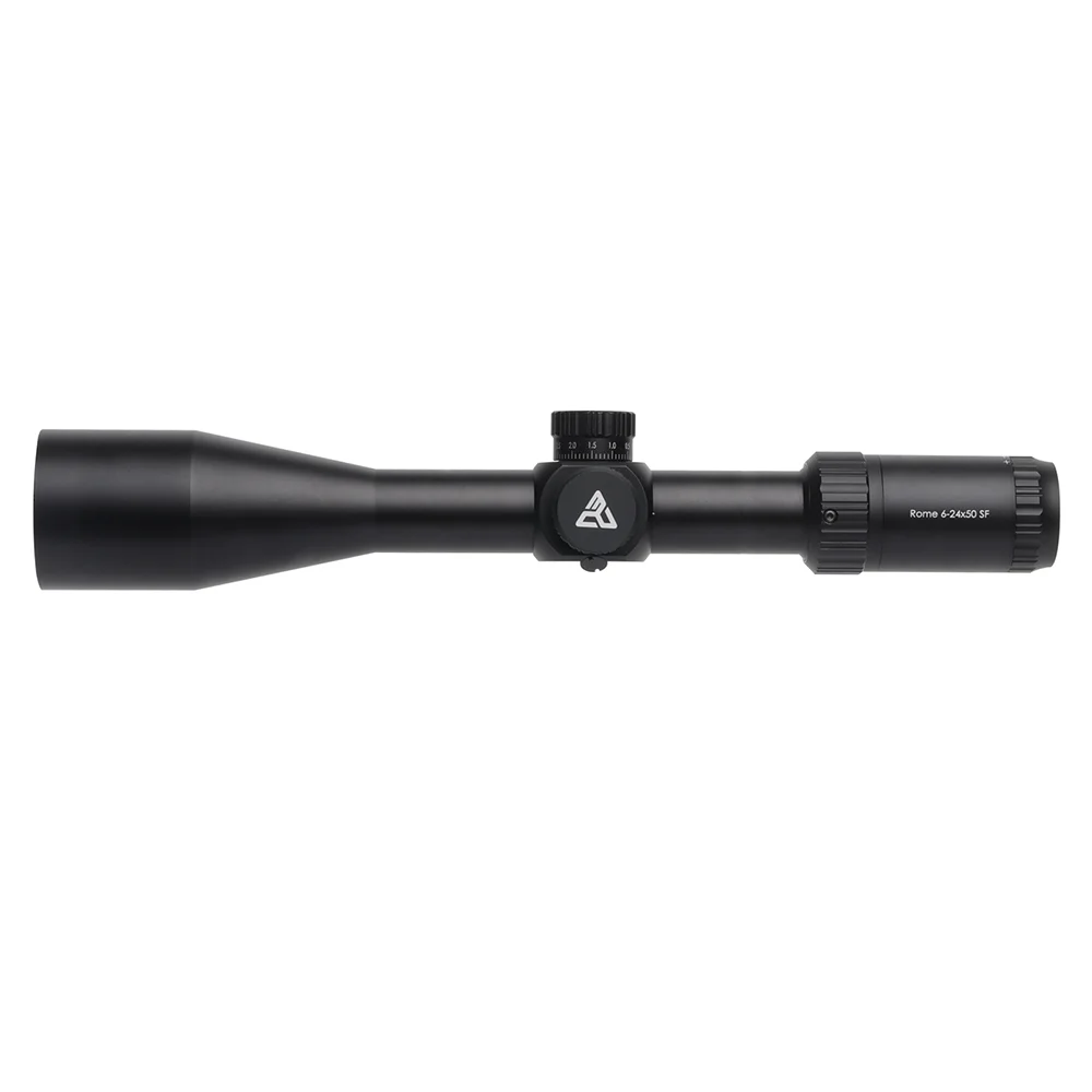 Red Win Rome 6-24x50 SF Gen II 30mm  Turret Adjust W/ Zero Lock Wild Angle Eyepiece No Edge Image Hunting Scope