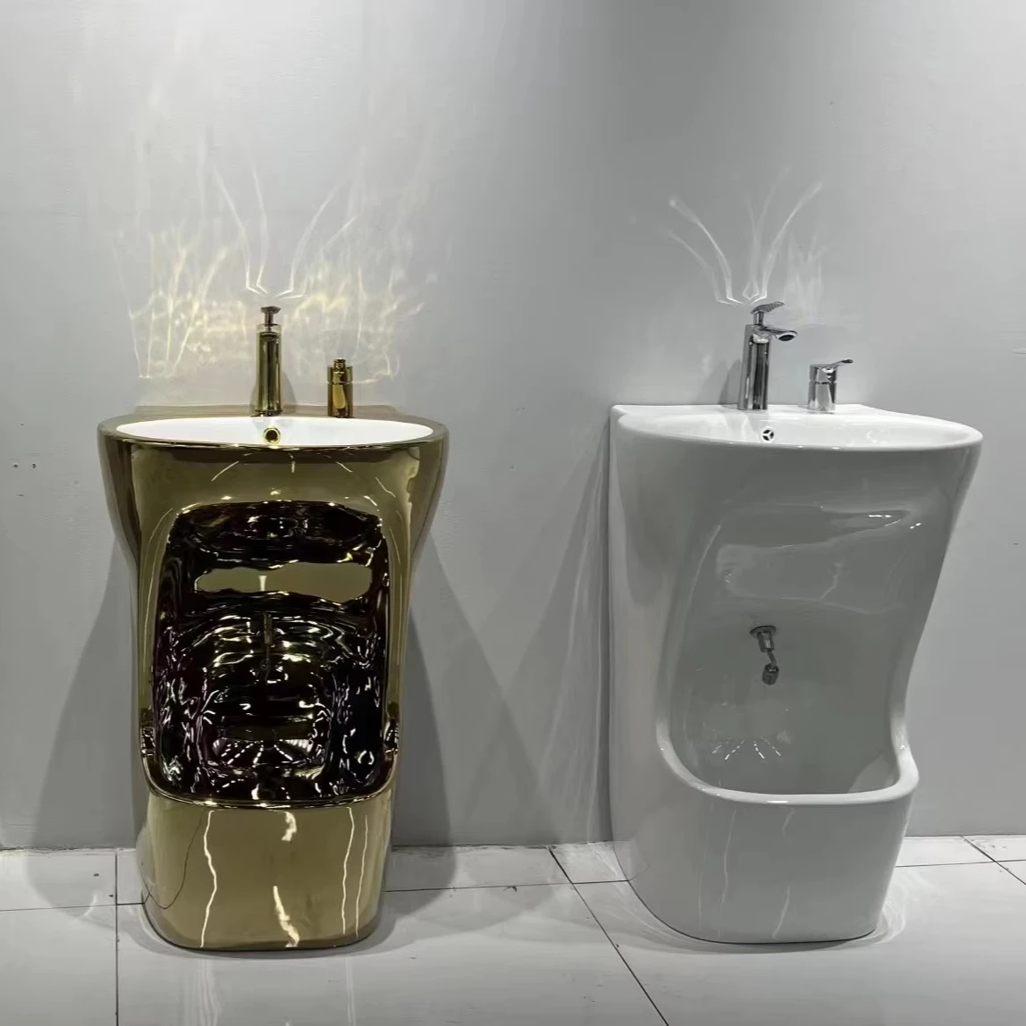 Custom sanitaryware companies commercial washroom design wudu basin for muslim foot wash