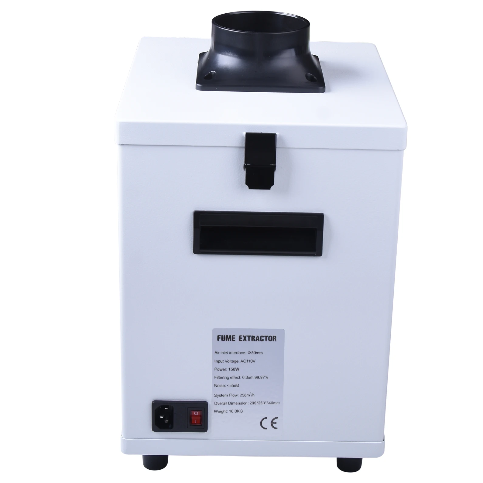 Solder Fume Extractor HEPA Filter FES150 Smoke Absorber for Nail Salon and ESD Soldering 3 Stage Filter with Activated Carbon