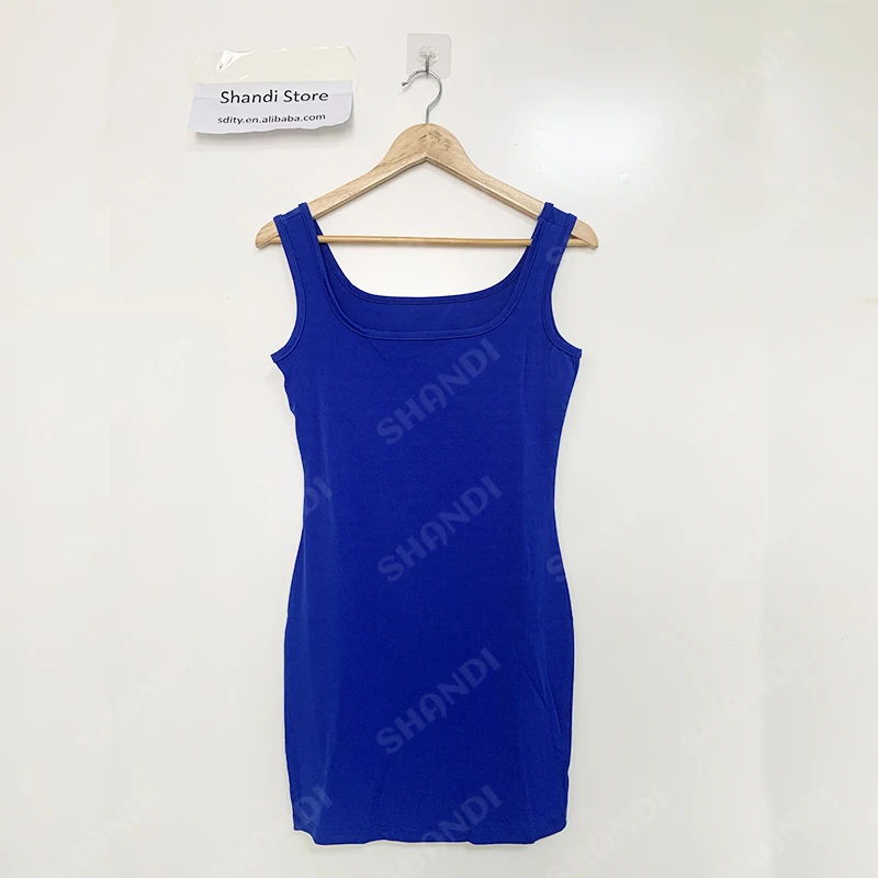 Новое женское сексуальное платье-майка без рукавов базовые Клубные Повседневные платья миди оптовая продажа