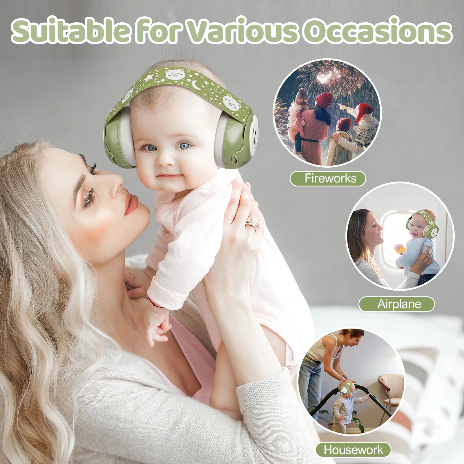 Baby Hearing Protection Noise Cancelling Soundproof Orejeras De Seguridad Ear Defenders baby ear muffs