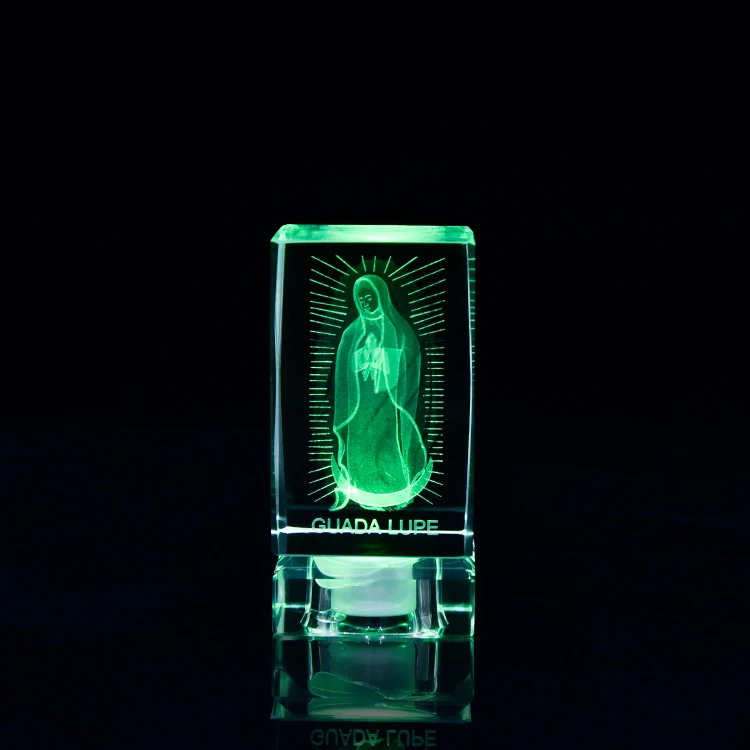 Hot selling amazon Laser engraving Low MOQ Fine Workmanship glass and crystal decorate ornaments