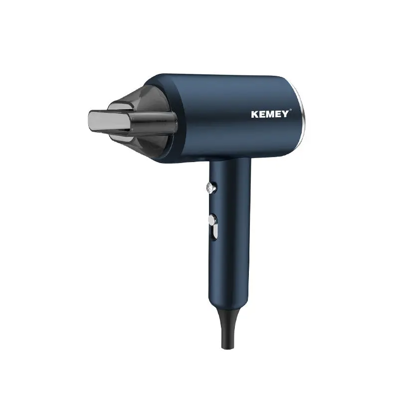 Kemey KM-9822 Constant Temperature Hair Dryer 1800W 60 Degree Multifunctional Hair Care Professional Salon Blow Dryer 3 Speeds