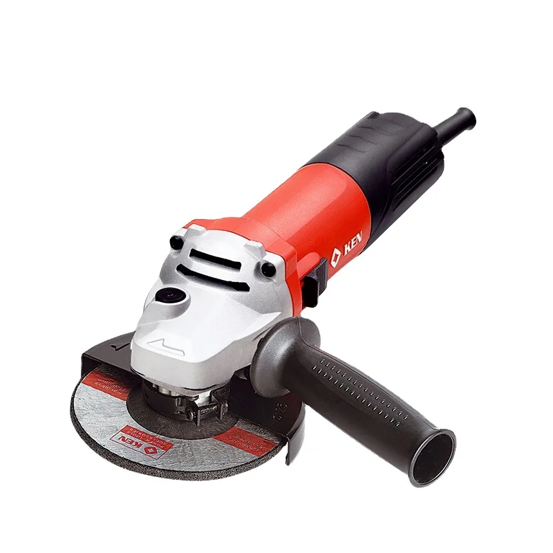 KEN 1100W 125mm Angle Grinder High-power Cutting Machine 125 Polishing Machine Metal Grinding and Polishing Machine 9125B
