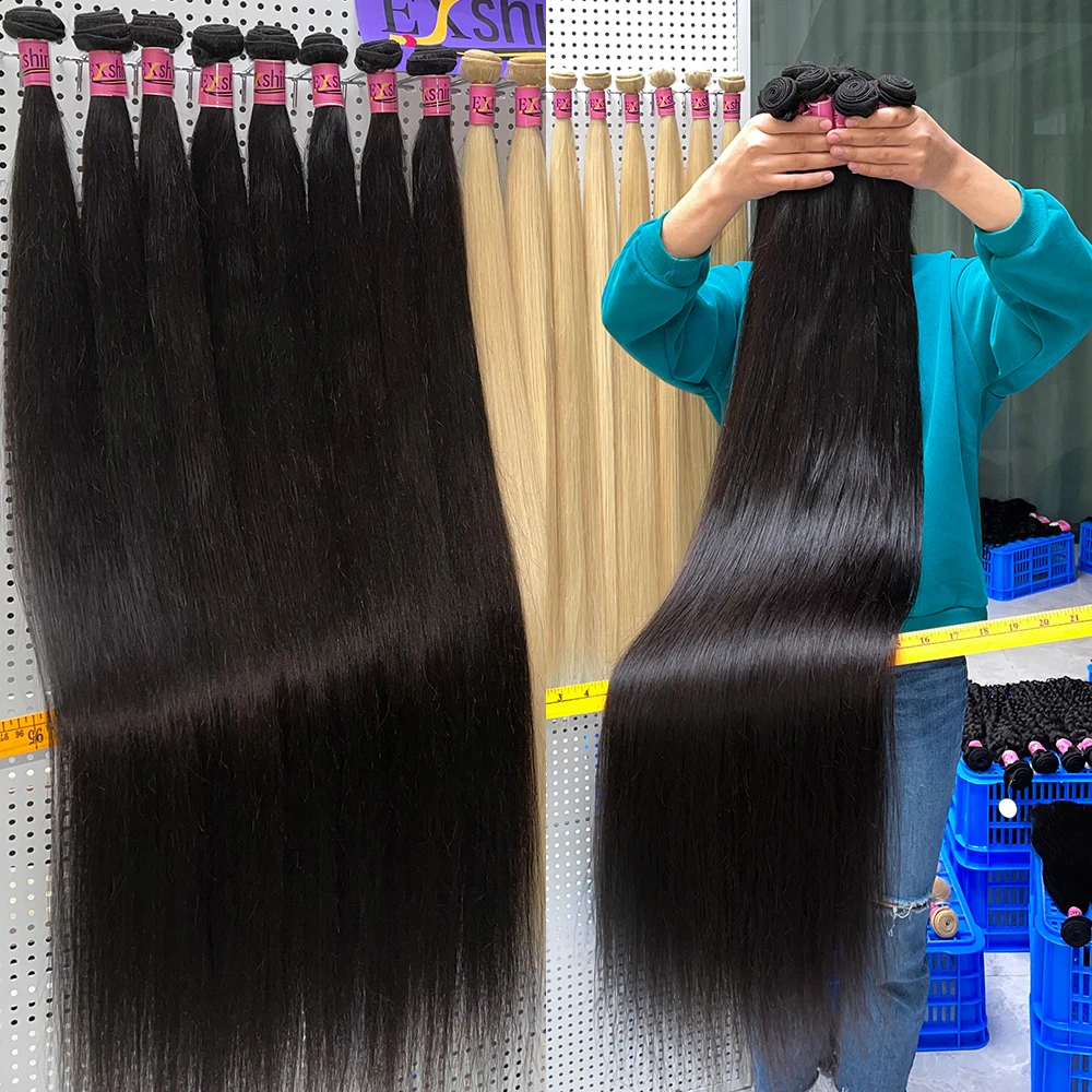 40-50 дюймовые необработанные индийские волосы, 10 а человеческие натуральные волосы, необработанные индийские волосы из Индии