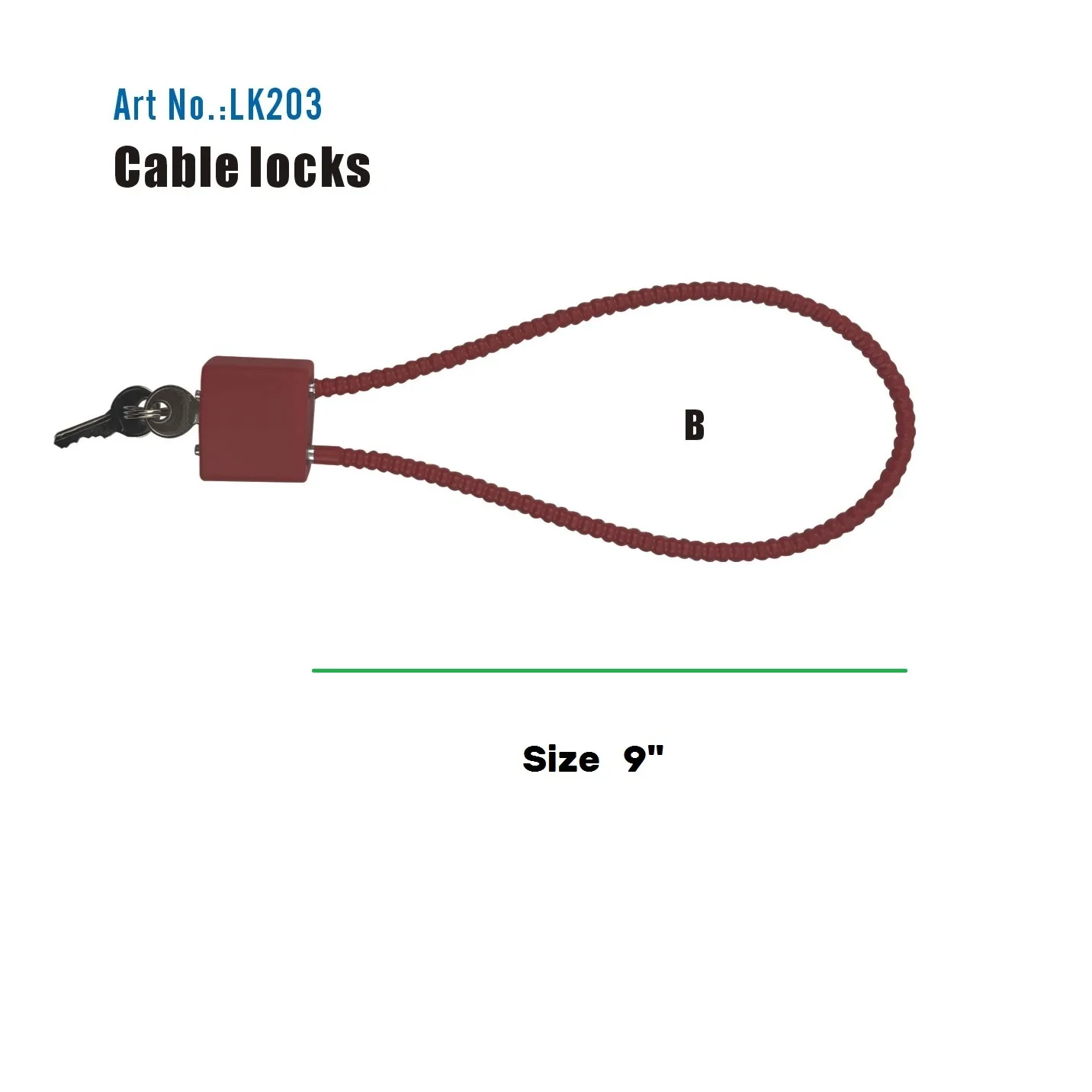 Gun cleaning kit cable digital or key strong lock The key is a strong lock