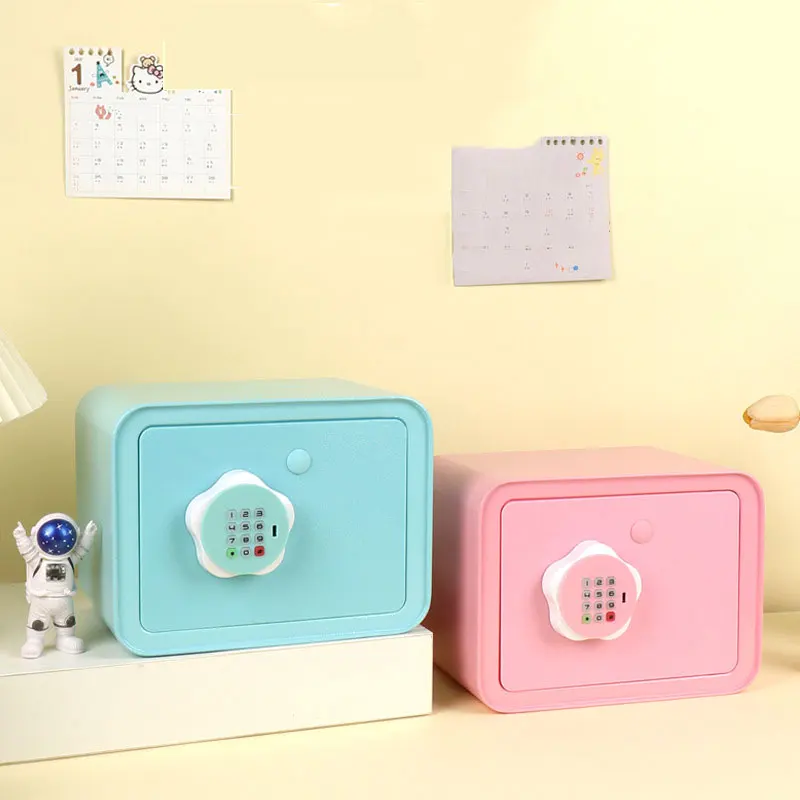 Security Keypad Mini Small Digital Money Saving Safe Storage Box