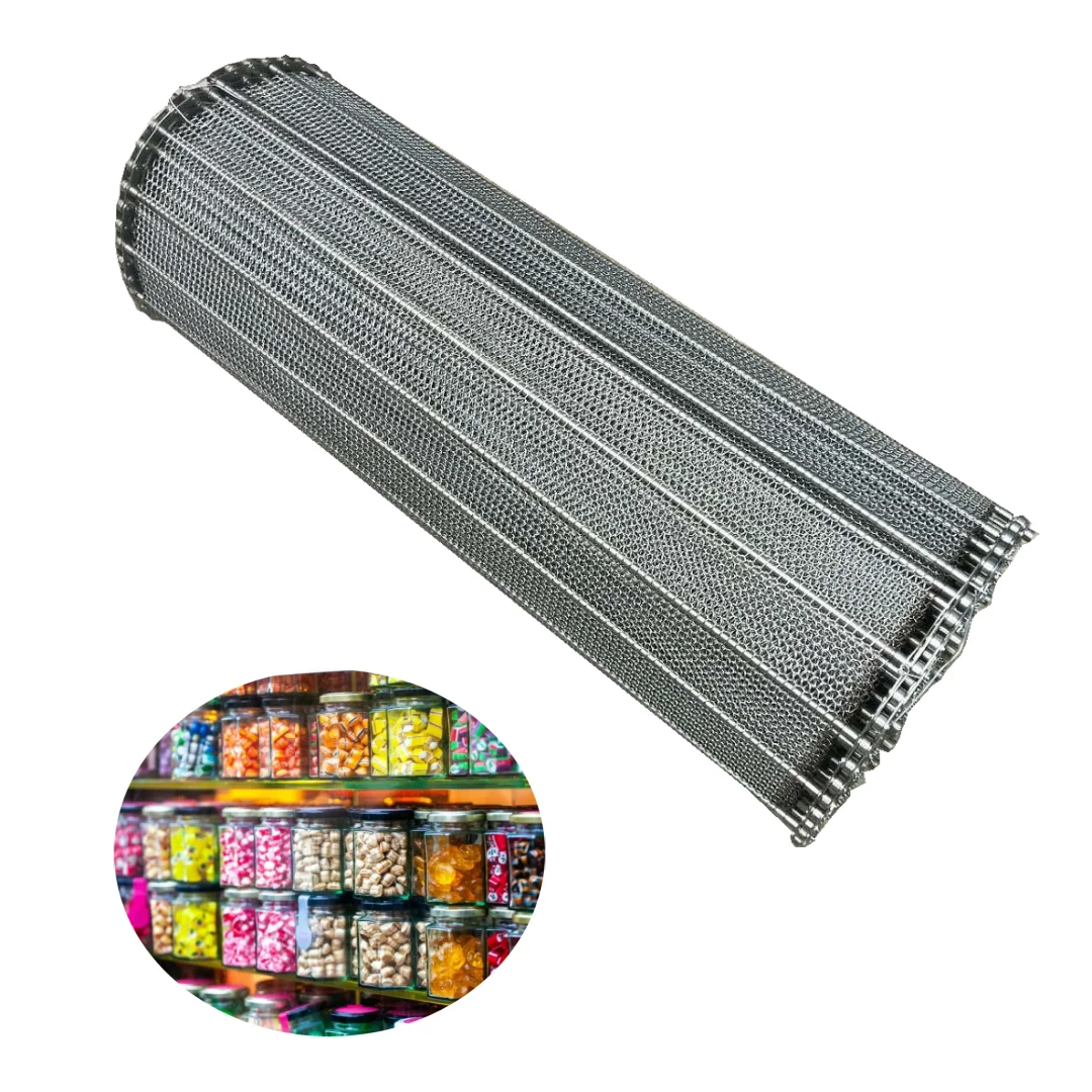 Heat Treatment Mesh Belt Wire Mesh Woven 310S 314 AISI314 Galvanized Conveyor