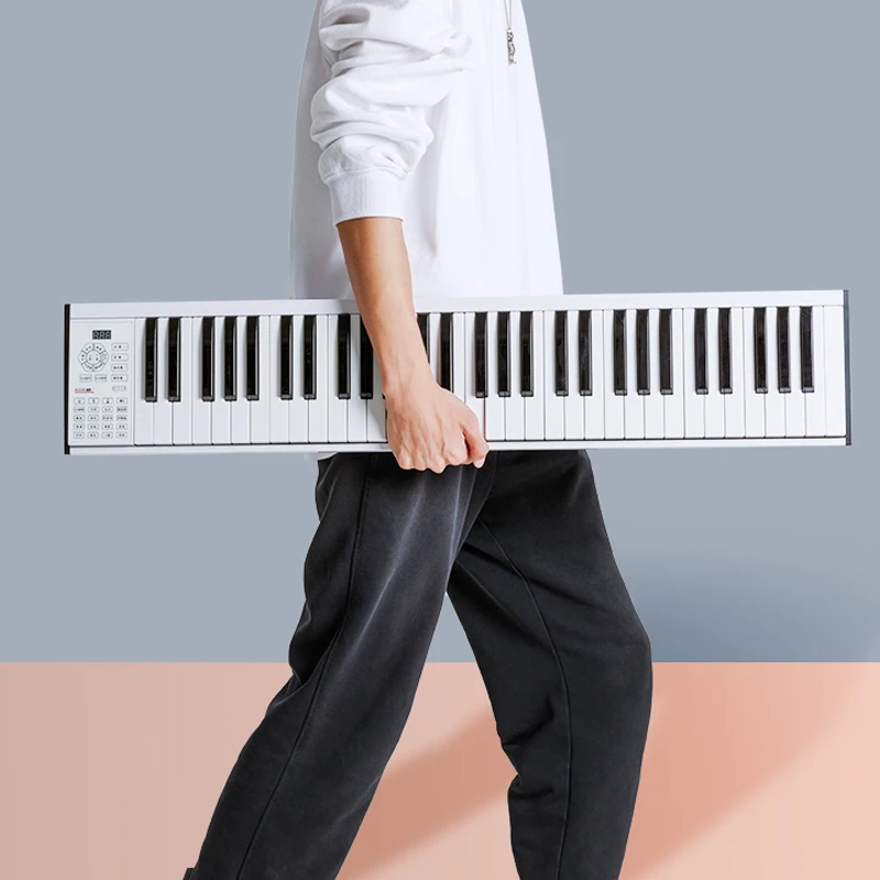 Portable electronic keyboard musical instrument 61 keys piano keyboard