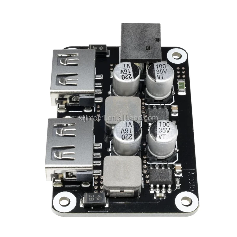 5V 3A 9V 2A 12V 1.5A Mobile Phone Charger PCB PCBA Circuit Board USB Type C Dual Port Support PD20W QC3.0 Fast Charging Protocol