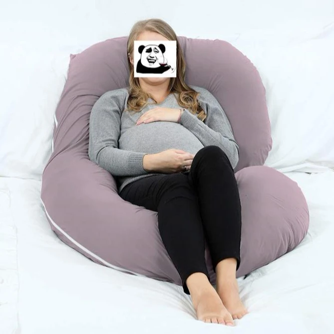 
Super Soft Mother Care Sleeping Back Support Maternity Pillow with C Shaped Cotton Cover 