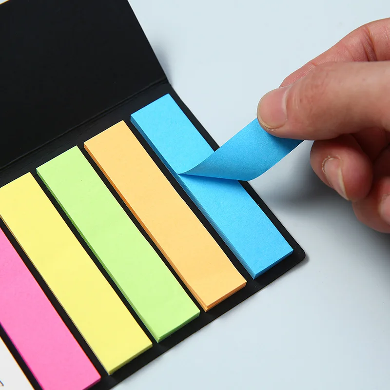 JX752 Promotional Cheap Bright Colors Sticky Notes Adhesive Multiple sizes Sticky Note Pads Set with Custom Logo