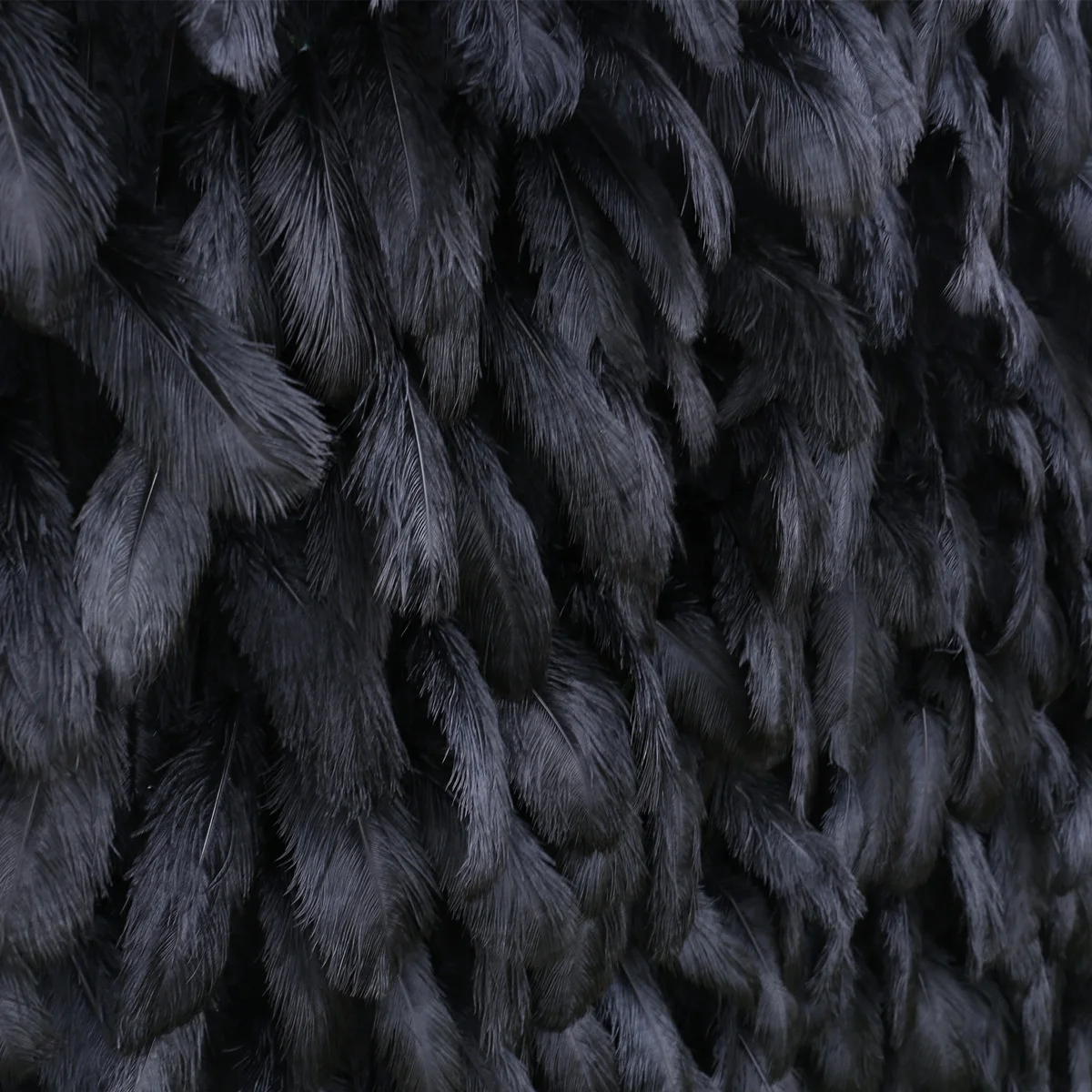 High End Customized Black Feather Wall Roll up Flower Backdrop Panels for Wedding Decor