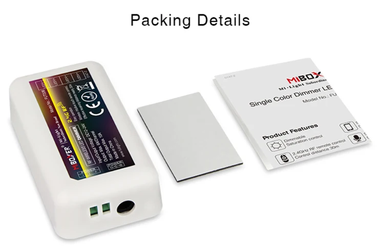 FUT036 Miboxer Mi light 2 4 ГГц Моноколор одноцветный светодиодный диммер