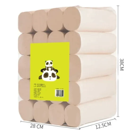 biodegradable bamboo paper roll wholesale tissues household toilet paper