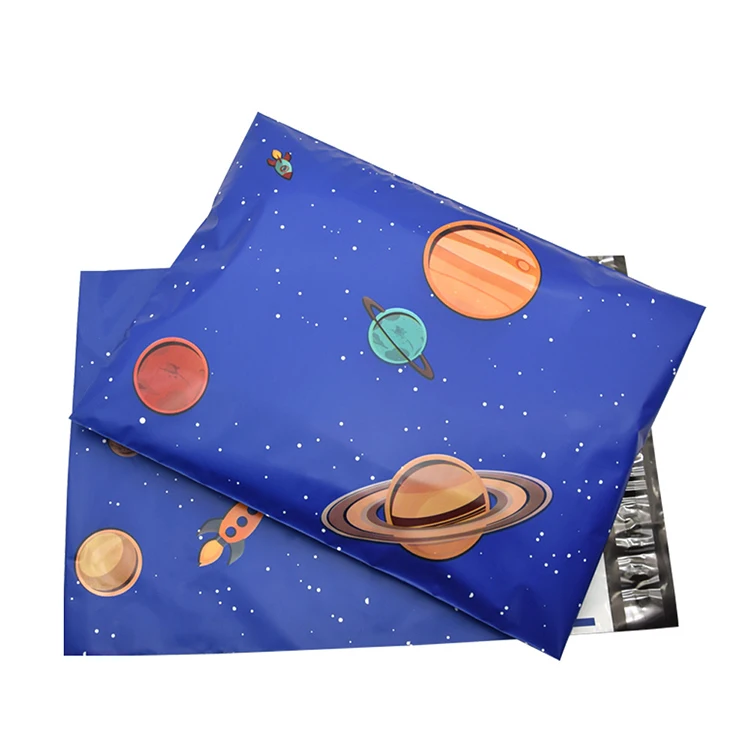 Custom Printed Dhl Tnt Ups Express Delivery Waterproof Postal Envelopes Brown polyester Mailing Bags