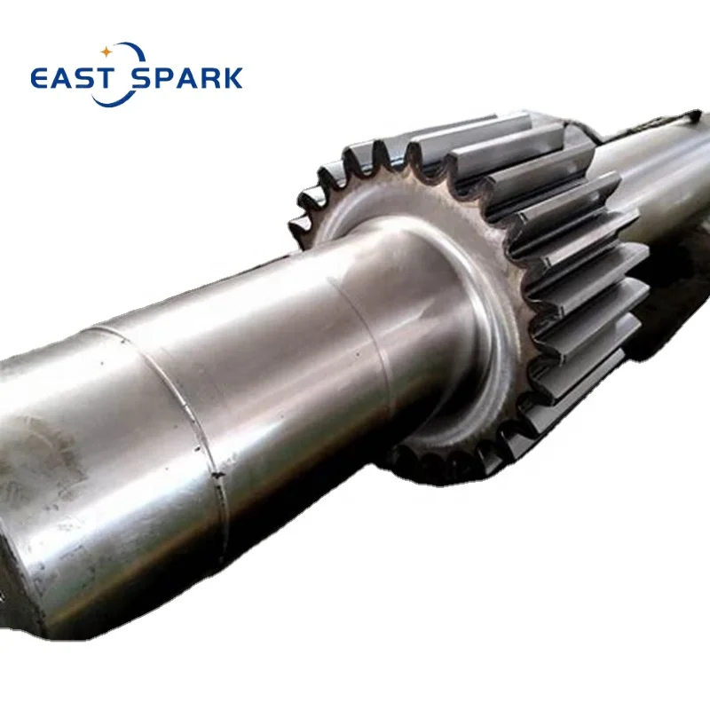 High Quality Customized cement mill drive shaft forge steel gear shaft transmission gear shaft with Low Price
