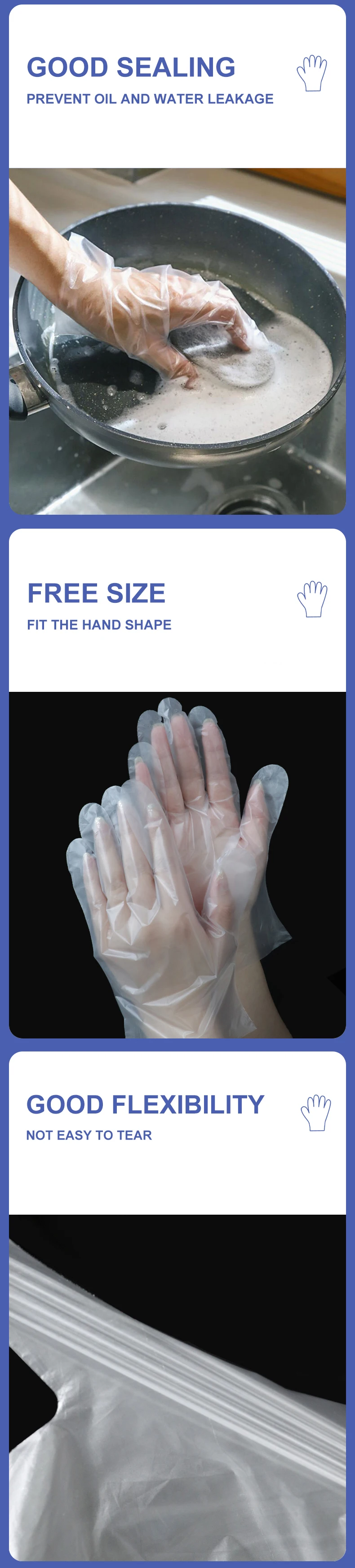 Cheap Hot Sale Disposable Polyethylene Gloves
