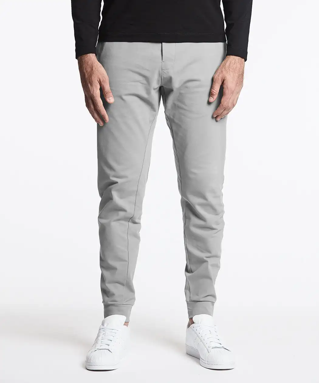 Workout Clothing Mens 88% Nylon 12% Spandex Polyester Sports Jogger Trouser Men Custom Stretch Golf Pant Jogger For Men