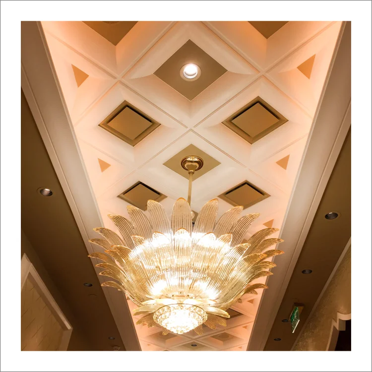Wall building decoration Ceiling Pop Design Decorative Fiberglass Plafond Gypsum