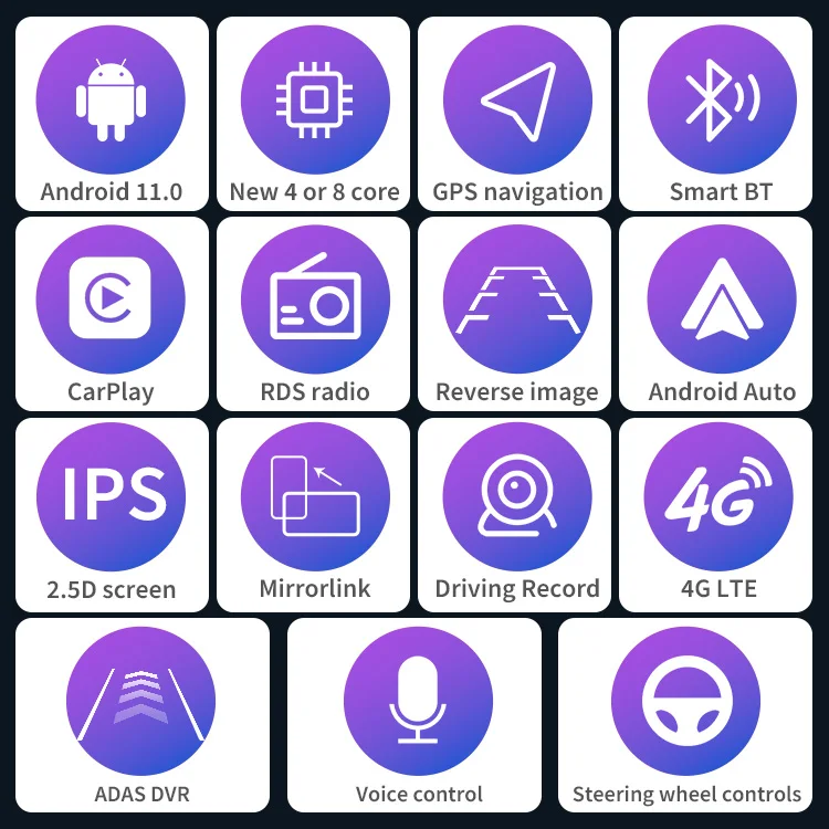 Автомагнитола ihuella autoradio mit navi 1 din android 12 4gb di ram pioneer avec camera de recul con pantalla retractil