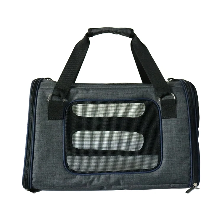 Nylon Polyester Traveling Portable Dog Carriers Carrying Shoulder Cat Airplane And Car Travel Pet Bag