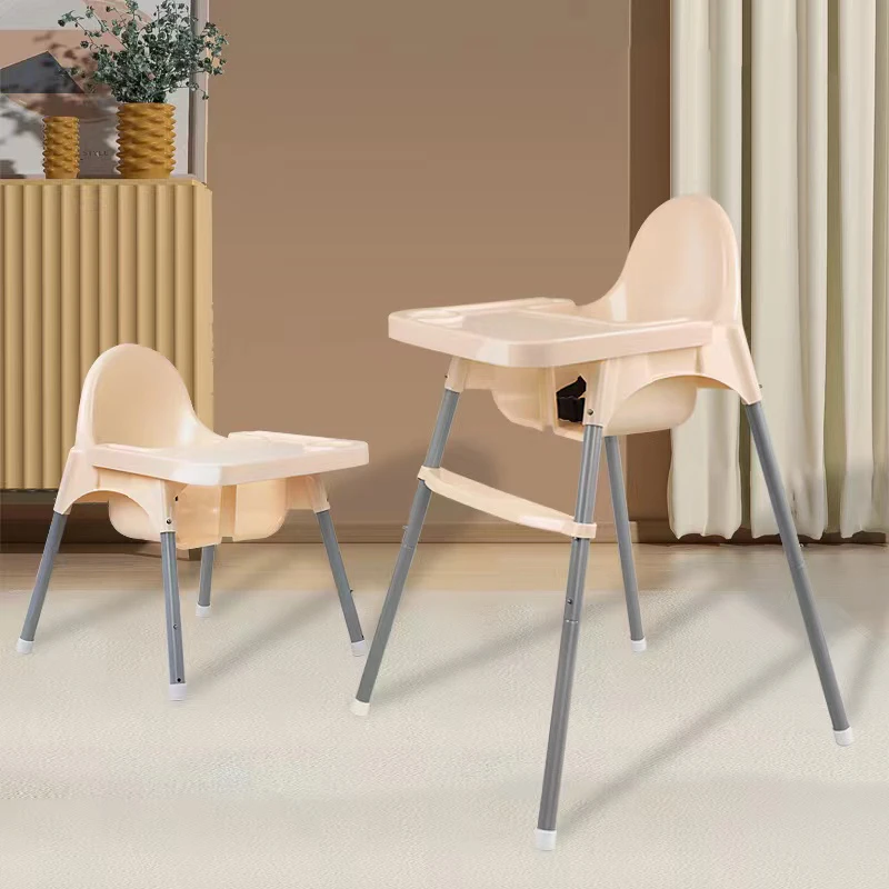 High quality Ultra Compact High Chair Dining Booster Seat Baby High Chair with Adjustable Legs & Safe Tray kids eating chairs