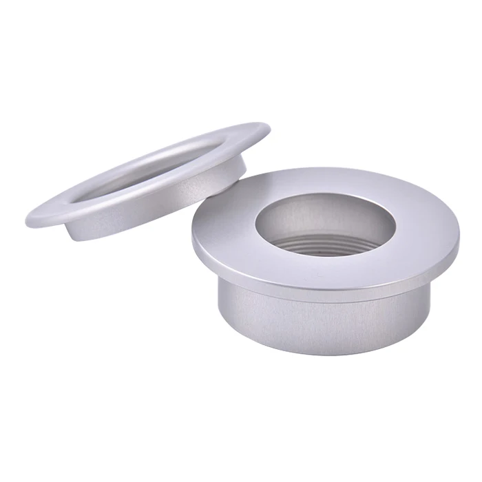 High Quality Custom CNC Machining Service  Silver  Anodizing Aluminum Screw Parts