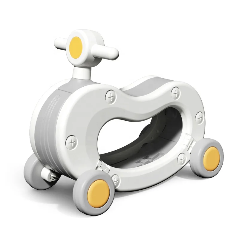 2023 New Design Wholesale ODM Custom 2 IN 1 Kids Ride  and Rock Space Car For Toddler Toy Vehicle Children Toy Factory