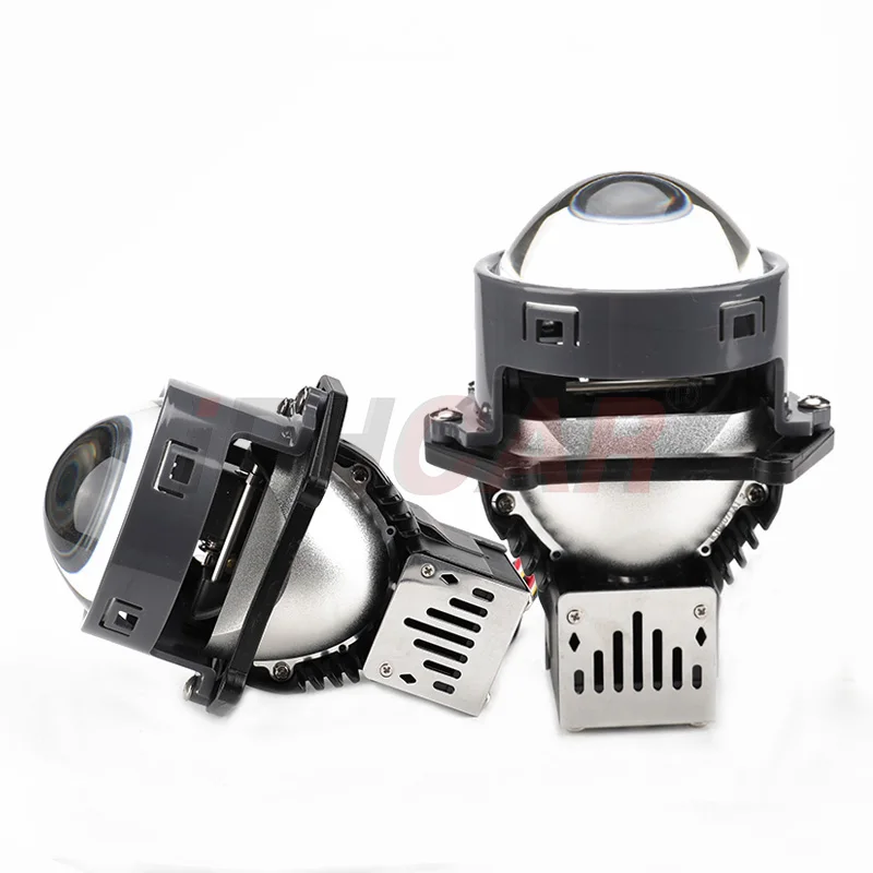 iPHCAR Auto Parts Premium 3inch LED Laser Projector Lens with Flat Cut Off Blue Lens Coated