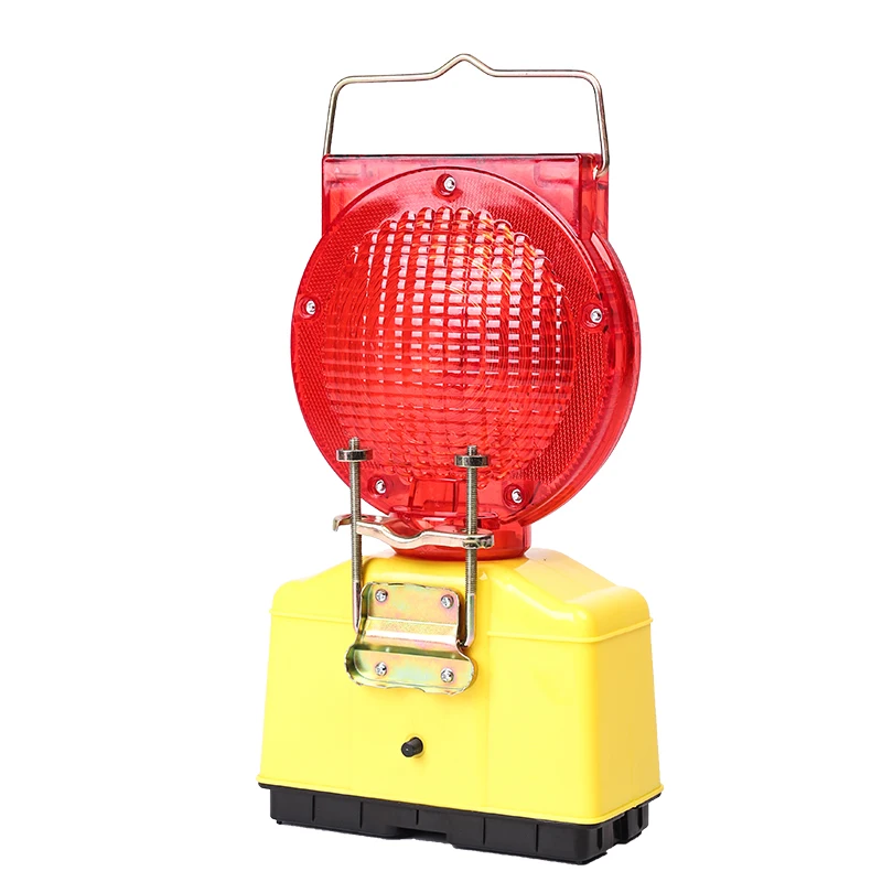 Flashing Led Blinkers Traffic Lamp Solar Safety Barricade Light For Road Cone Warning