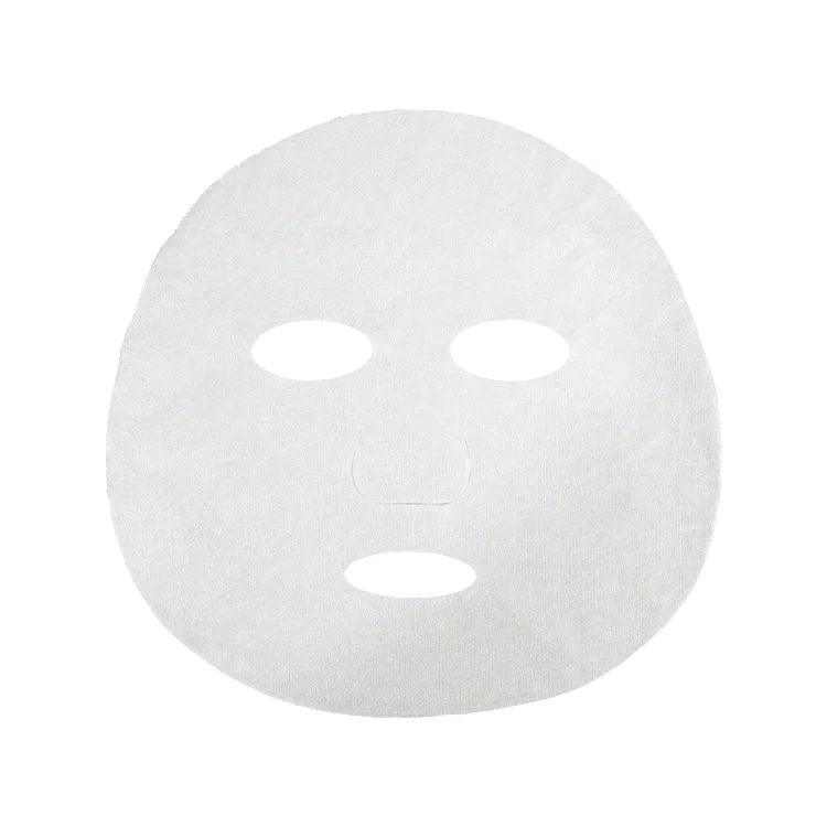 Facial mask material custom design rayon velvet fiber face mask sheet silky facial mask raw material