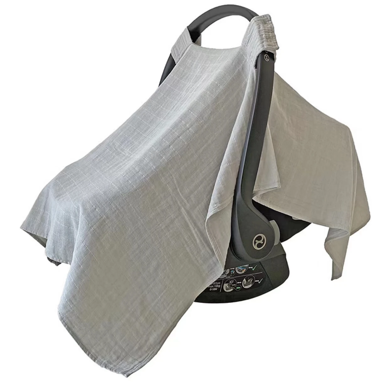 100% Organic Muslin car Seat covers car Seat Baby car Seat cover