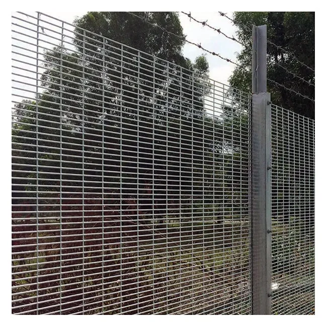 High quality 358 security fence durable clear vu anti climb clear view 358 fence