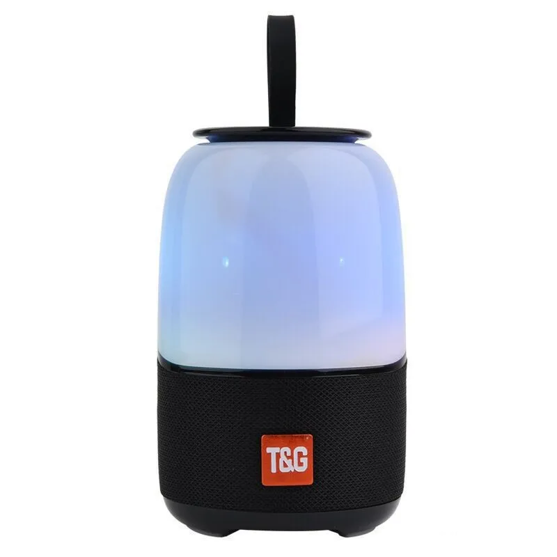 Top seller dropshipping wireless bottle shape new design portable rgb light speaker with fm radio TG608