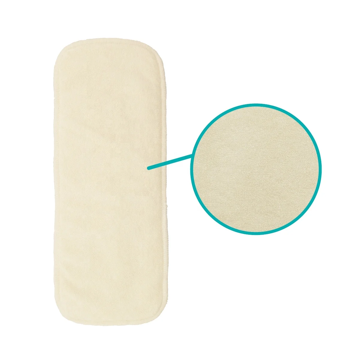 ALVABABY Alva Washable Organic Nappy Bamboo Cloth Diaper Insert