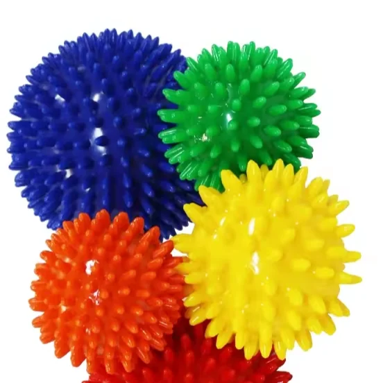 Half Round Spiky Massage Ball for Yoga Fitness Exercise PVC Balance Pods Foot Massage Ball