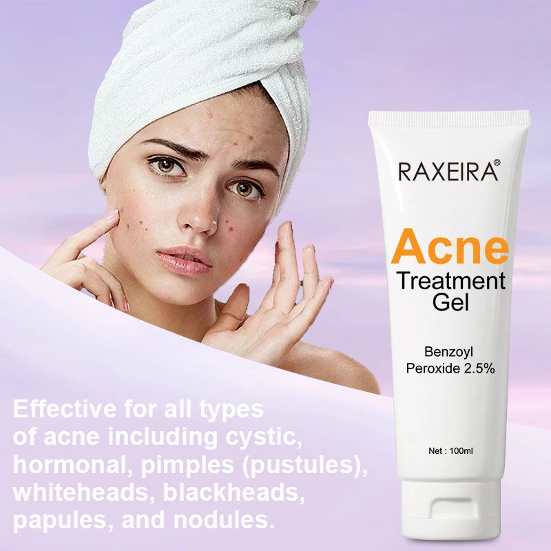 Private Label Pimples Spot Treatment 2.5% Benzoyl Peroxide Cream