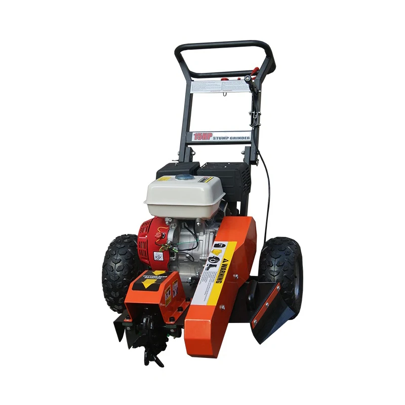 15HP gasoline engine stump grinder Tree stump grinding machine