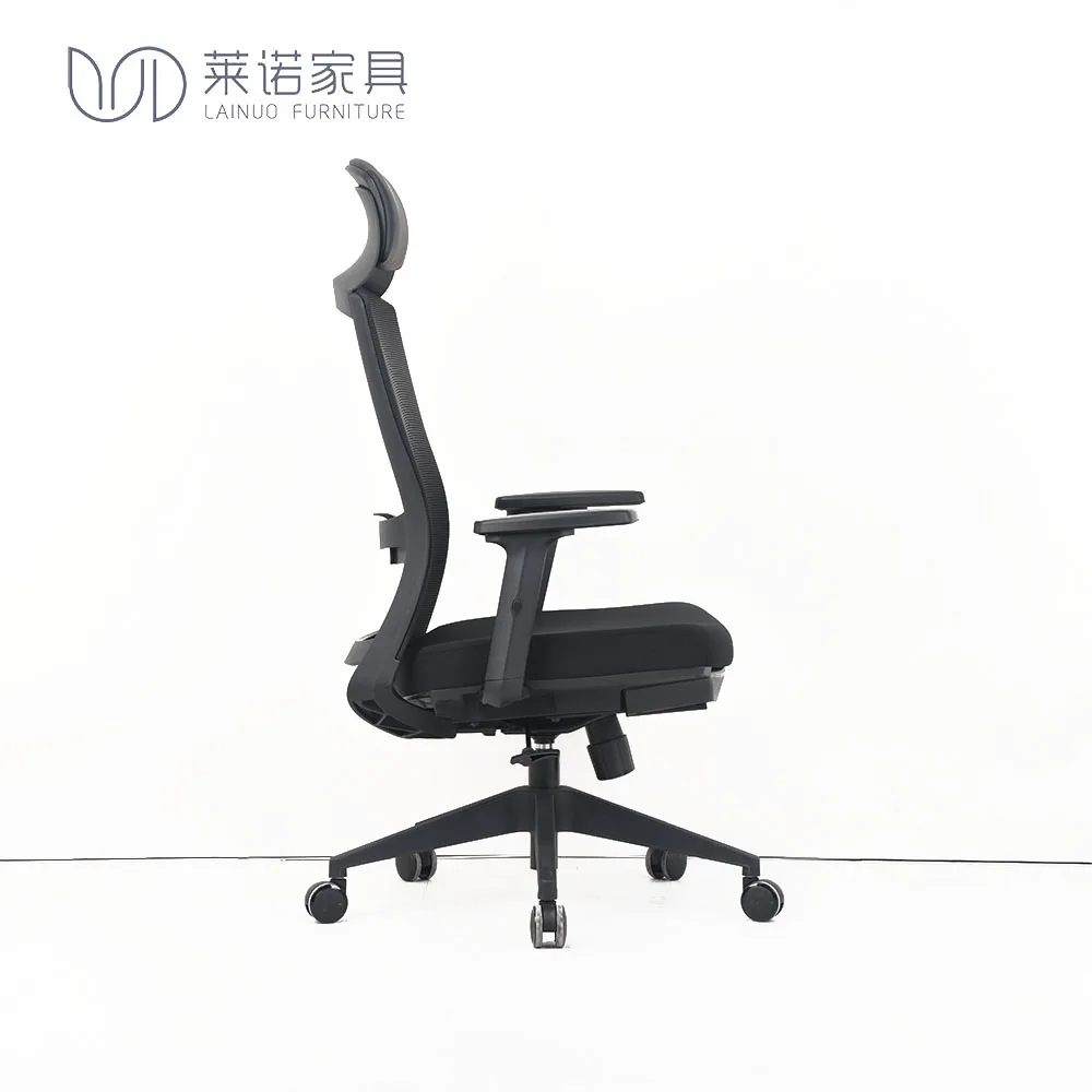 Новый стиль отдыха поясничная поддержка сетчатый стул выдвижной ланч-брейк офисный сетчатый стул завод