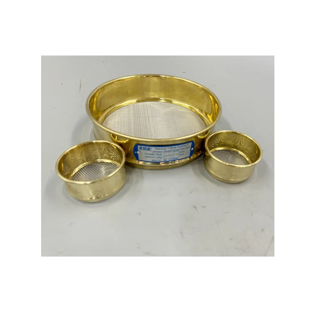 Opening size 2.8mm Stainless steel sieve Dia. 200mm 8inch Soil Cement Aggregate Sand Test Brass Testing Sieve